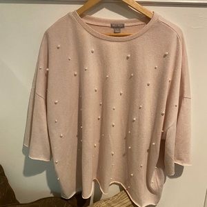 Pale pink pearl top from Falls Creek